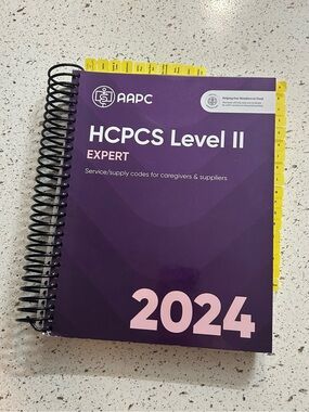 AAPC HCPCS Level II Expert 2024 Official Code Book [PREOWNED]